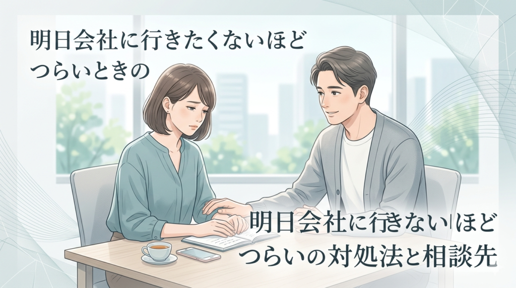 明日会社に行きたくないほどつらい
